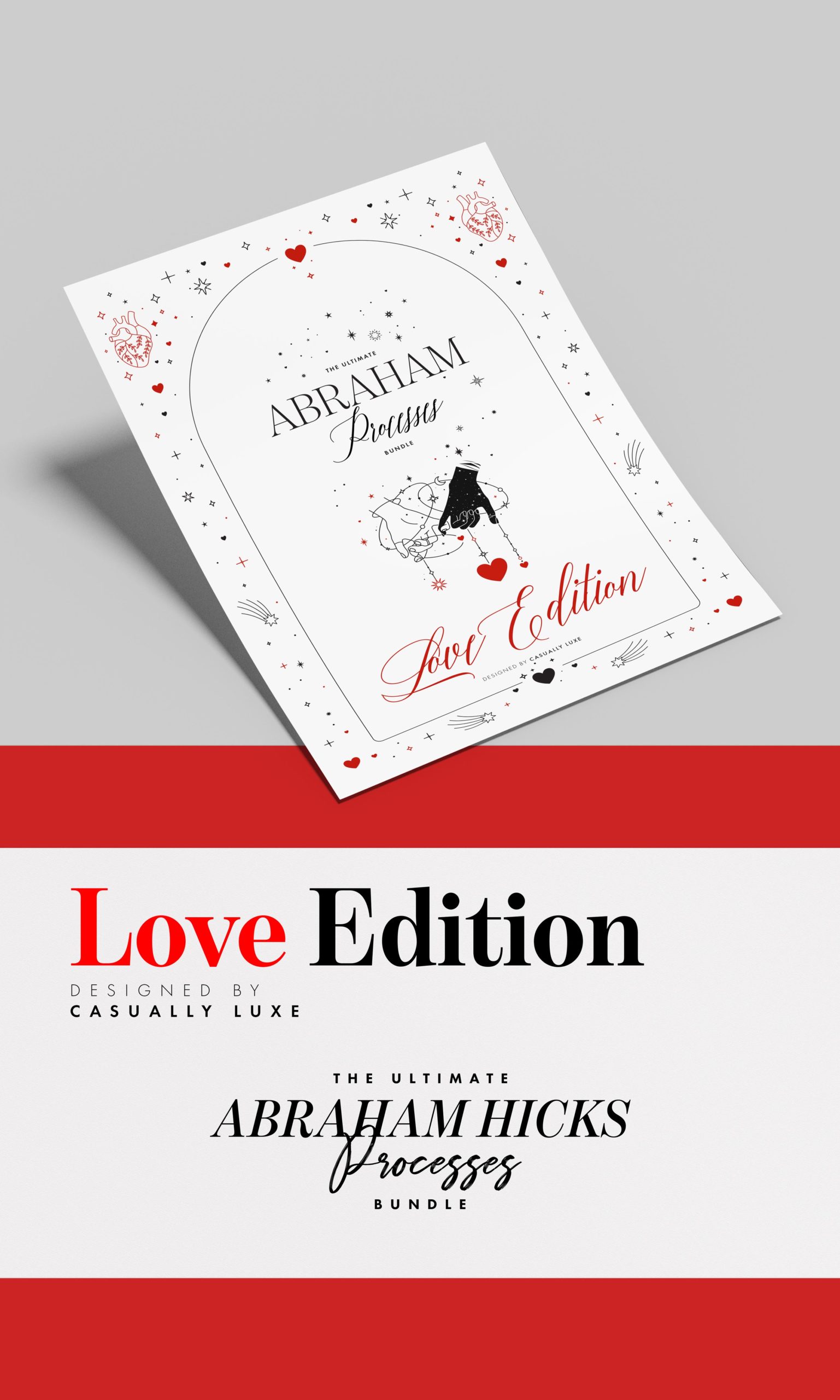Attract Love Abraham hicks Journal Bundle by Casually Luxe - Love Edition