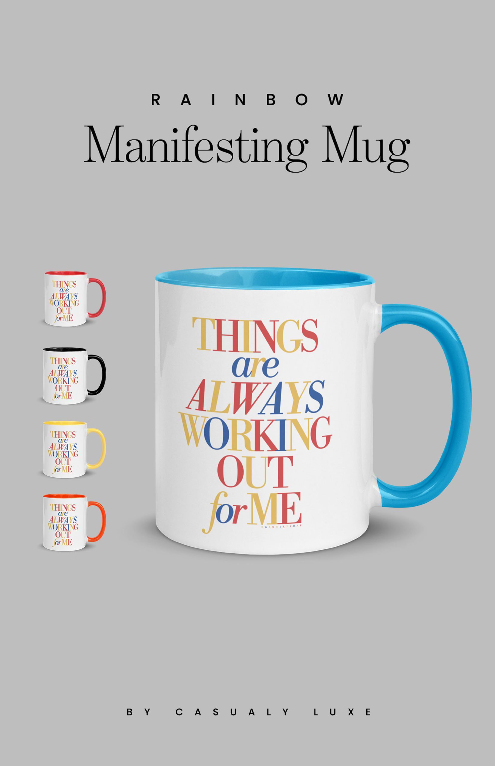 Law of Vibration manifesting mug by CasuallyLuxe